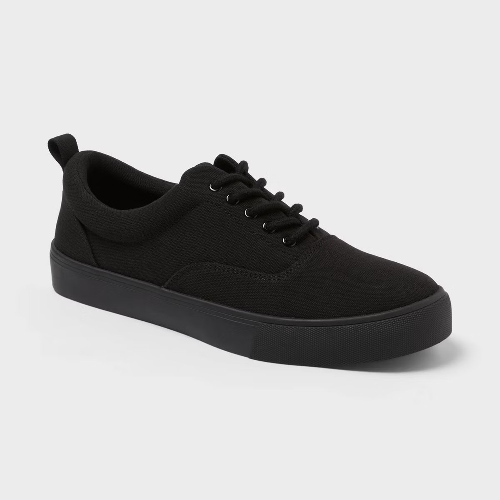 NEW Men's Billy Lace Up Sneakers - Goodfellow & Co™ Black 11